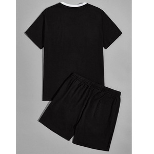Precio al por mayor Ropa para niños Conjunto de ropa informal de verano personalizado para niños Camiseta y pantalones cortos Joggers Conjuntos de 2 piezas para niños de BD - Product Image 4