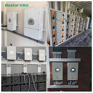 Ev Tipi Hibrit Şebeke Bağlantılı İstiflenebilir 1.25KW-6KW Güneş Enerjisi Sistemi İnvertörü 100AH-200AH LiFePO4 Pil 24V Güneş Enerjisi Tasarrufu - Product Image 4