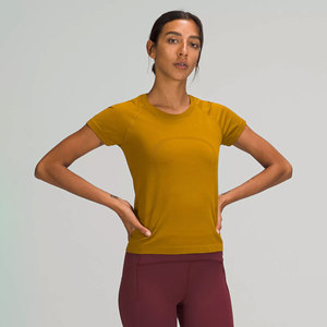 Camisetas deportivas transpirables para hombre y mujer, ropa de gimnasio para verano, 100% poliéster, con logotipo, venta al por mayor - Product Image 5