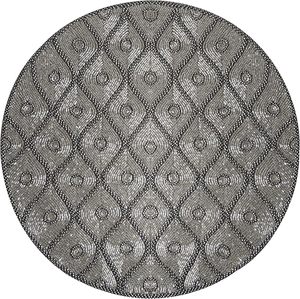 Impresionante Mantel Individual con cuentas de vidrio gris plateado para mesa de comedor, cocina, sala de estar, manteles duraderos con cargador de lujo para fiestas - Product Image 1