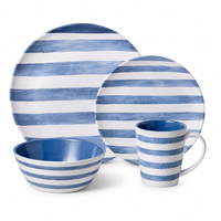 Ensemble de vaisselle en mélamine sans BPA, écologique, durable, moderne et luxueux pour la restauration en plein air, le camping et les restaurants