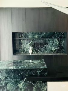 Dalle <span class=keywords><strong>de</strong></span> marbre vert <span class=keywords><strong>de</strong></span> haute qualité pour sols <span class=keywords><strong>de</strong></span> cuisine et <span class=keywords><strong>salle</strong></span> <span class=keywords><strong>de</strong></span> <span class=keywords><strong>bain</strong></span> et marches d'escalier, surface polie, résistante aux rayures - Product Image 3
