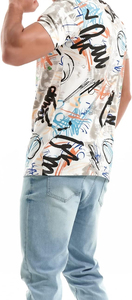 Camiseta de manga corta con estampado personalizado para hombre Camisetas de calle personalizadas Deportes Algodón Manga corta Impresión de diseñador de lujo - Product Image 4