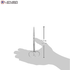 กรรไกรผ่าตัดโลหะสแตนเลสทางการแพทย์ขนาด5 3/4เครื่องมือผ่าตัดเนื้อเยื่อทางการแพทย์ - Product Image 5