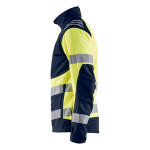 Chaquetas de trabajo para hombre a prueba de viento de alta calidad, chaqueta de seguridad reflectante de alta visibilidad, logotipo personalizado, suministro OEM - Product Image 2