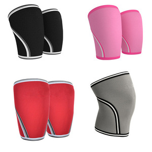 GAF OEM logotipo personalizado tamaño neopreno rodillera manga 5 mm 7 mm 9 mm elástico rodillera para hombres y mujeres - Product Image 2