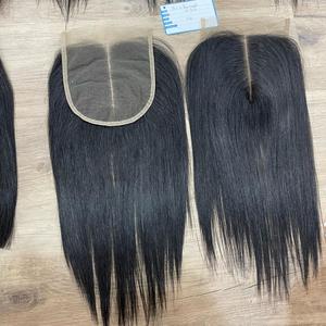 Nuestro mejor vendedor cabello vietnamita Cierre de encaje recto natural todos los tamaños 100% cabello humano virgen para extensiones de cabello pelucas - Product Image 4