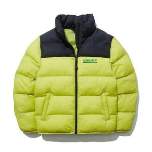 Custom High Quality Winter Stand Collar Puffer <b>Jacket</b> Quick Dry Waterproof Breathable <b>Men's</b> Windbreaker Logo Design Printing - Product Image 4