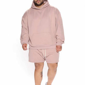 Ensemble de survêtement décontracté à capuche pour homme, taille plus, hiver, 2 pièces, imprimé, écologique, faible MOQ, 2026 - Product Image 4