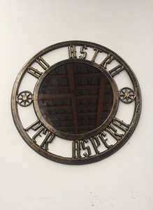 Miroir mosaïque argent, miroir mosaïque rond - Product Image 2