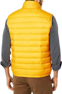 Nouveau 2026 Gilet d'hiver sans manches pour homme en toile matelassée, coupe-vent épais, fabrication professionnelle personnalisée, service OEM - Product Image 3
