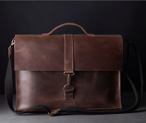 Macbook <b>Leather</b> Bag, Custom <b>Leather</b> <b>Briefcase</b>, Personalized Gifts, Gifts for Dad Gifts for Him <b>Leather</b> <b>Briefcase</b> Man - Product Image 1