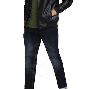 Custom Made <b>Men's</b> <b>High</b>-<b>Waist</b> Straight Casual Sport <b>Jeans</b> Pants Lightweight Canvas Fabric Unique Style Button Fly Custom Logo - Product Image 6