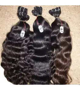 Top quality raw virgin unprocessed Indian natural hair at lowest prices good vendor from India