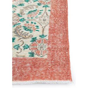 Tapis en laine noué à la main de grande taille, motif abstrait rouge et orange, pour salon, couloir, forme rectangulaire - Pae-3943 - Product Image 4