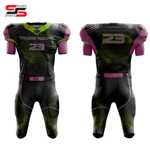 Vêtements de sport personnalisés par sublimation vente en gros d'uniformes de football américain pour adultes - Product Image 3