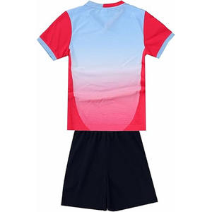 Uniforme de fútbol de poliéster 100% de último diseño, uniforme profesional para niños de nuevo estilo, Color sólido de calidad Premium a la venta - Product Image 2