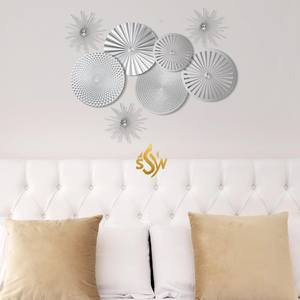 เครื่องเงินติดผนังศิลปะแขวนผนังดีไซน์เป็นเอกลักษณ์พร้อมศิลปะแขวนผนังห้องนั่งเล่นที่มีคุณภาพดีที่สุด - Product Image 6