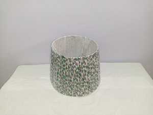 Moderno recargable regulable suave plisado fruncido lámpara cubre Navidad botella de vino Ikat tela sombras para interior Mesa hogar - Product Image 6