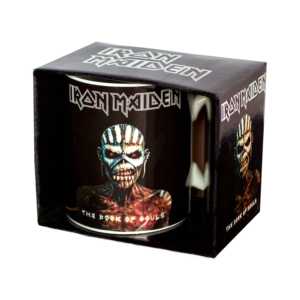 Taza de diseño exclusivo de Iron Maiden con el libro de las almas para regalos - Product Image 1