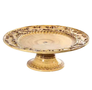 Soportes de decoración de alta venta, soporte de mesa con acabado dorado para pasteles, servilletas para fiestas y pasteles de boda, postres - Product Image 1