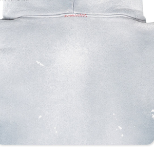 Haute qualité 420GSM lavage à l'acide hommes sweats à capuche vierges 100% coton en détresse surdimensionné pull à capuche impression d'écran personnalisée - Product Image 5