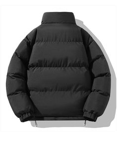 Haute Qualité Hiver Matelassé Puffer Hommes Vestes Zip-up Rembourré Manteau Coton Remplissage Léger Chaud Outwear En Gros - Product Image 5