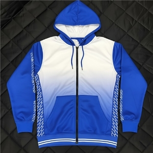 Modern Style Zipper-<b>Up</b> Hoodie Unisex Autumn Wear 100% Cotton Soft Warm Pocket for Street Fashion Casual and Outdoor Use - Product Image 1
