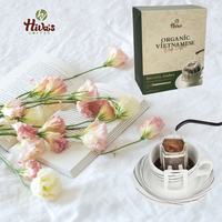 Café vietnamien moulant sous vide, meilleure vente, mélange de qualité supérieure, Arabica, torréfacteur français, 10gr, fort et amer, prix de gros