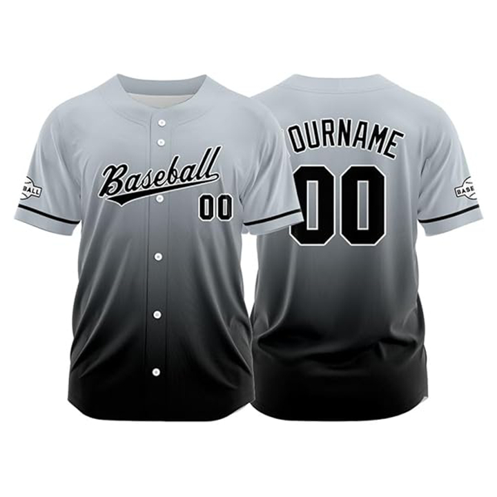 Baseball Camisas Tipo Jersey Grandes Ligas Camisa De Beisbol Negra
