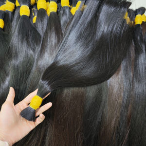 Vente chaude en vrac cheveux fins 100% Extensions de cheveux humains vietnamiens pleine cuticule droite cheveux crus de haute qualité en gros 2025 - Product Image 1