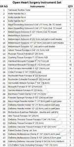 Giá Trị Hàng Đầu Mở Tim Phẫu Thuật Cụ Thiết Lập Phẫu Thuật Tim Cụ Thiết Lập Thiết Lập Phẫu Thuật Lồng Ngực Cụ Thiết Lập - Product Image 2