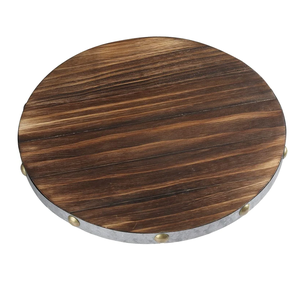 Support de style unique Organisateur paresseux Susan en bois Supports à épices rotatifs pour la conception d'utilisation des articles de garde-manger de cuisine - Product Image 3