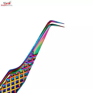 Pince à épiler en acier inoxydable pour Extension de cils, étiquette privée, Volume, Logo personnalisé - Product Image 5