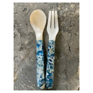 ช้อนเปลือกหอยคาเวียร์ที่ไม่เหมือนใคร-ดีไซน์แม่ของไข่มุกธรรมชาติสำหรับการตั้งค่าโต๊ะและไอเดียของขวัญที่หรูหรา - Product Image 4