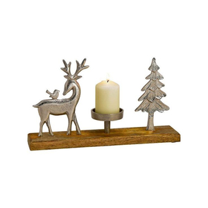 <b>Prime</b> Quality Silver Metal Candle Holder Attractive Christmas Ornaments Candle Holder Hotel Decoration For Christmas Occasions - Product Image 1