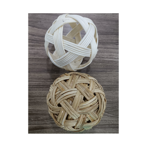 Produits tendance chauds 2025 ballons de football en rotin Sepaktakraw ronds naturels taille personnalisée du Vietnam - Product Image 1