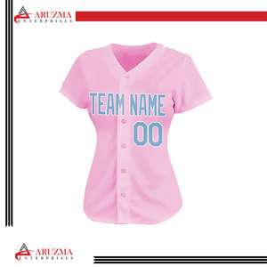 Camiseta de béisbol de entrenamiento para jóvenes superventas, conjunto de ropa deportiva transpirable de tela de secado rápido de poliéster 100% de alta calidad - Product Image 5