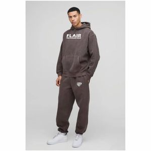 เสื้อฮู้ดสวมหัวผ้าคอตตอนออร์แกนิกสำหรับผู้ชาย100% มีฮู้ดผ้าหนาทรงโอเวอร์ไซส์ - Product Image 3