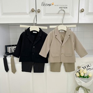 Haute qualité 3 pièces Style coréen costume d'hiver pour bébé garçons manches longues pour l'âge 1-7 ans nouveauté vêtements en gros - Product Image 5