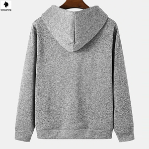 สเวตเชิ้ตแบบสวมหัวของผู้ชายผ้าเทอร์รี่เนื้อผ้าฝ้ายโพลีเอสเตอร์100% ออกแบบได้ตามต้องการ - Product Image 3