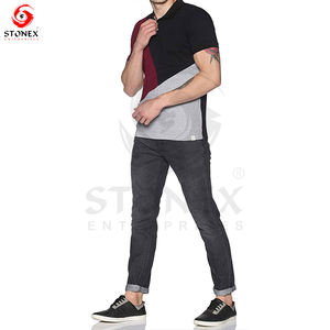 เสื้อโปโลปักและคอปกแบบกำหนดเองคุณภาพสูงสำหรับผู้ชายที่มีดีไซน์และสีที่แตกต่างกัน - Product Image 3