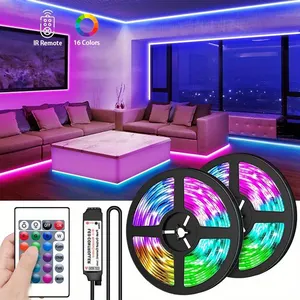 Decorative 2835 5050 Wheel Light Strips Tiras De Luces RGB 220V 12V Smart Cinta Led Neon Outdoor Strip Light for Ceiling