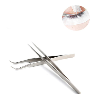 Nuevas pinzas de pestañas de volumen Pinzas de extensión de pestañas personalizadas Pinzas de pestañas Peso ligero - Product Image 2