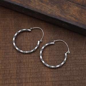 2024 nouveauté 925 argent Sterling Tribal Design boucles d'oreilles à la mode ethnique accessoires à la mode pour les femmes fête mariage - Product Image 3