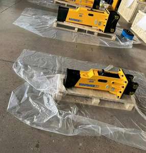 Disjoncteur hydraulique de type boîte SB 20 de haute qualité pour mini pelles Bob Cat Skid Steer Loader roches dures avec moteur puissant - Product Image 3