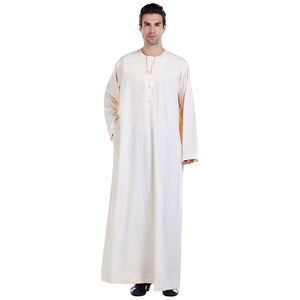 Stylish Thobes Custom Chest tussle Traditional OEM Modern Style <b>Men's</b> <b>Thobe</b> Latest Design <b>Thobe</b> / Thawb - Product Image 4