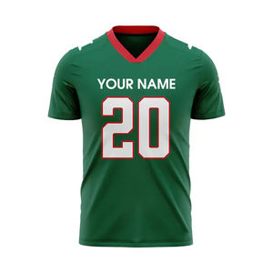 Vente en gros nouveauté maille sublimée personnalisée en polyester maillot de football américain OEM style sublimation vêtements de football - Product Image 3