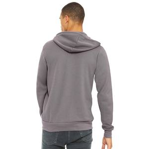 Nouvelle arrivée Bella Canvas, sweat à capuche unisexe à fermeture éclair en polycoton molletonné, coupe ample, manches longues, pour l'hiver - Product Image 2