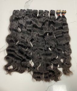 Extensiones de cabello de Trama humana vietnamita sin procesar superventas, envío rápido, ondas naturales, todas las longitudes disponibles, venta al por mayor - Product Image 1